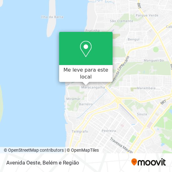Avenida Oeste mapa