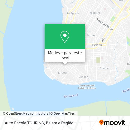 Auto Escola TOURING mapa