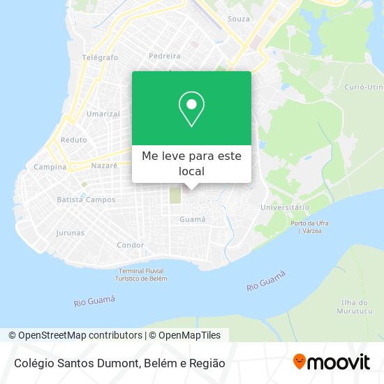 Colégio Santos Dumont mapa