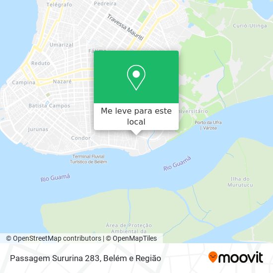 Passagem Sururina 283 mapa