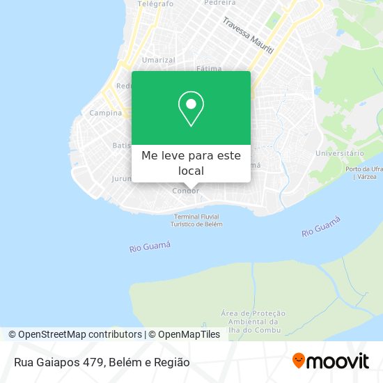 Rua Gaiapos 479 mapa