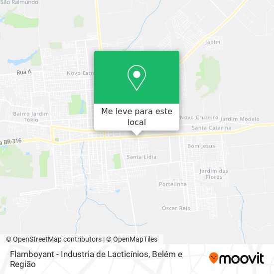 Flamboyant - Industria de Lacticínios mapa