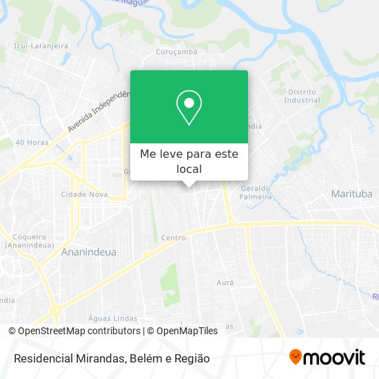 Residencial Mirandas mapa