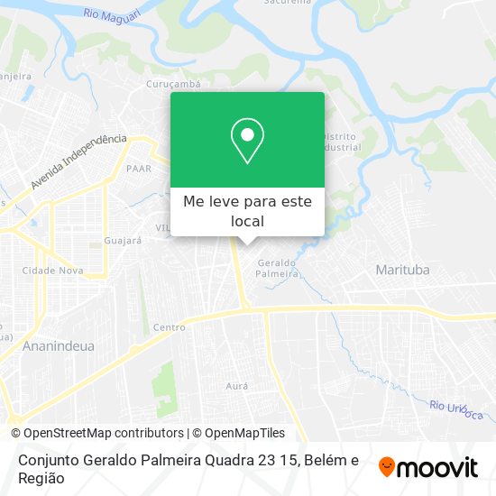 Conjunto Geraldo Palmeira Quadra 23 15 mapa