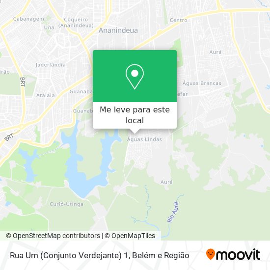 Rua Um (Conjunto Verdejante) 1 mapa