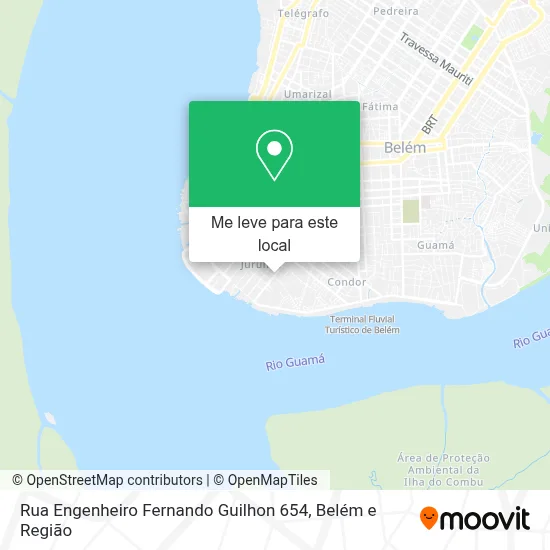 Rua Engenheiro Fernando Guilhon 654 mapa