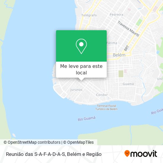 Reunião das S-A-F-A-D-A-S mapa