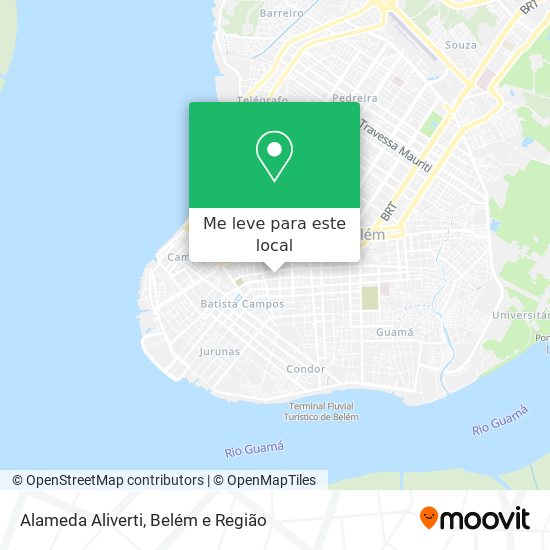 Alameda Aliverti mapa