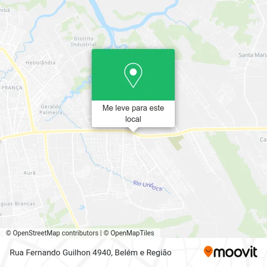 Rua Fernando Guilhon 4940 mapa