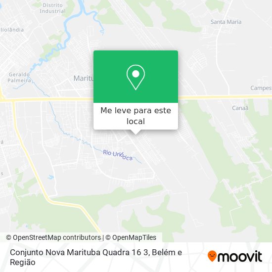 Conjunto Nova Marituba Quadra 16 3 mapa