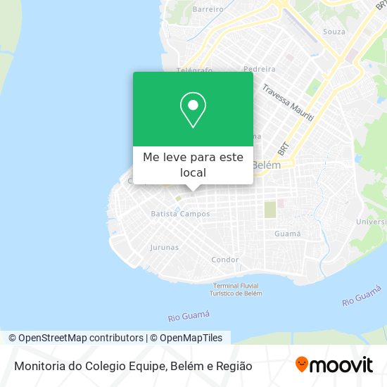 Monitoria do Colegio Equipe mapa