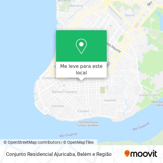 Conjunto Residencial Ajuricaba mapa