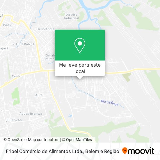Fribel Comércio de Alimentos Ltda. mapa