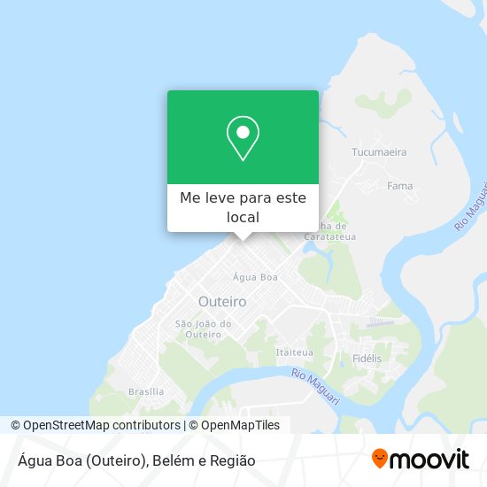 Água Boa (Outeiro) mapa