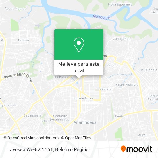 Travessa We-62 1151 mapa