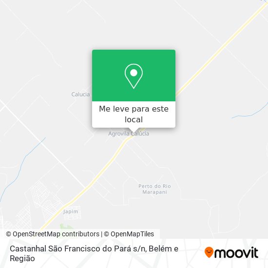 Castanhal São Francisco do Pará s / n mapa