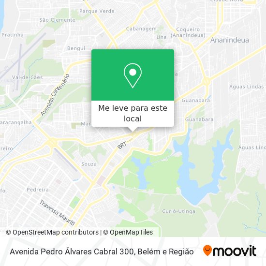 Avenida Pedro Álvares Cabral 300 mapa
