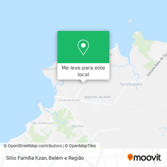 Sítio Família Kzan mapa