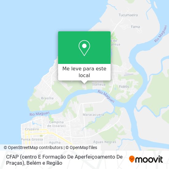 CFAP (centro  E Formação De Aperfeiçoamento De Praças) mapa