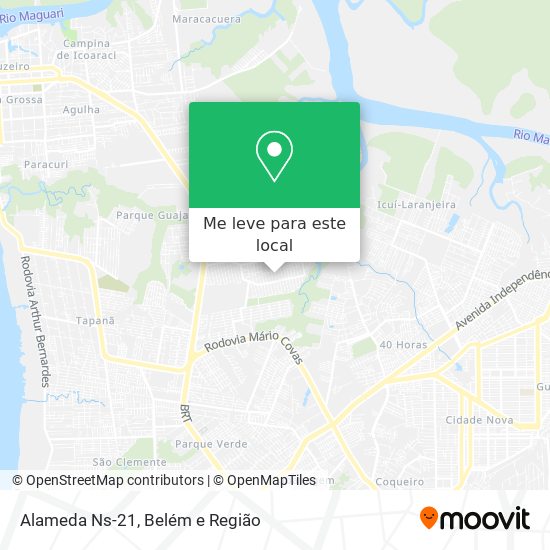 Alameda Ns-21 mapa
