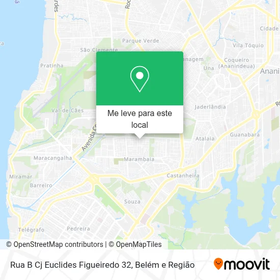 Rua B Cj Euclides Figueiredo 32 mapa