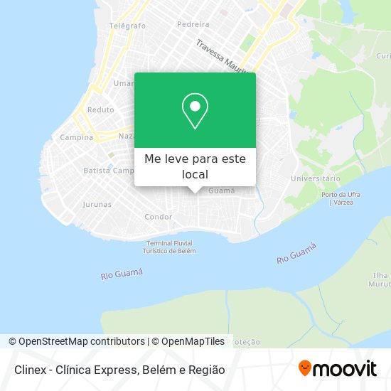 Clinex - Clínica Express mapa