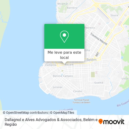 Dallagnol e Alves Advogados & Associados mapa