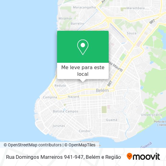 Rua Domingos Marreiros 941-947 mapa