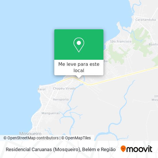 Como chegar até Residencial Caruanas (Mosqueiro) de Ônibus?