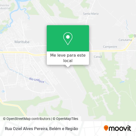 Rua Oziel Alves Pereira mapa