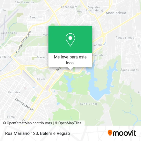 Rua Mariano 123 mapa