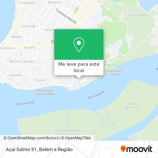 Açaí Salmo 91 mapa