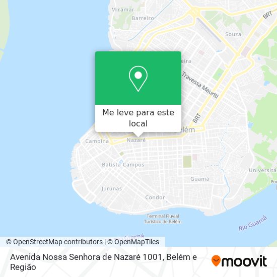 Avenida Nossa Senhora de Nazaré 1001 mapa