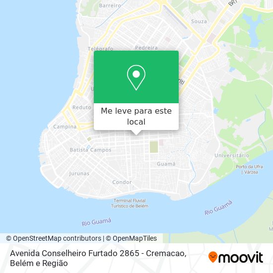 Avenida Conselheiro Furtado 2865 - Cremacao mapa