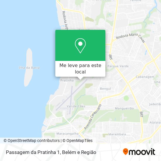 Passagem da Pratinha 1 mapa