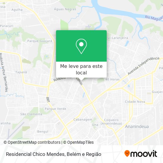 Residencial Chico Mendes mapa