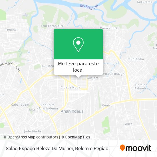 Salão Espaço Beleza Da Mulher mapa