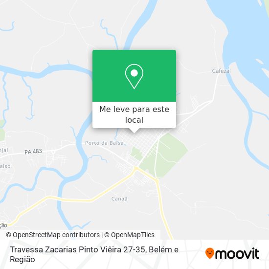 Travessa Zacarias Pinto Viêira 27-35 mapa