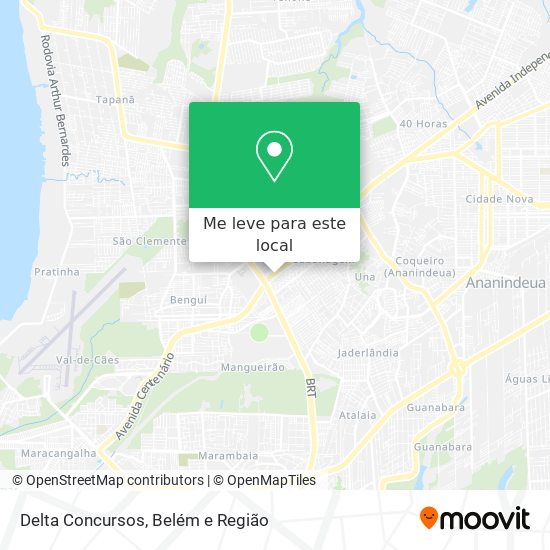 Delta Concursos mapa