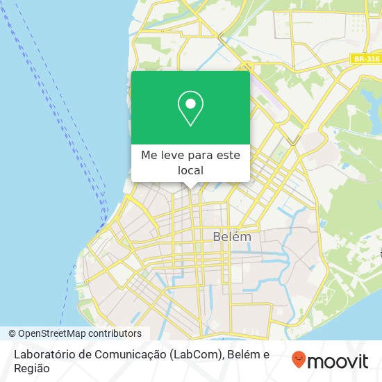 Laboratório de Comunicação (LabCom) mapa