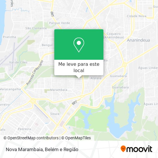 Nova Marambaia mapa