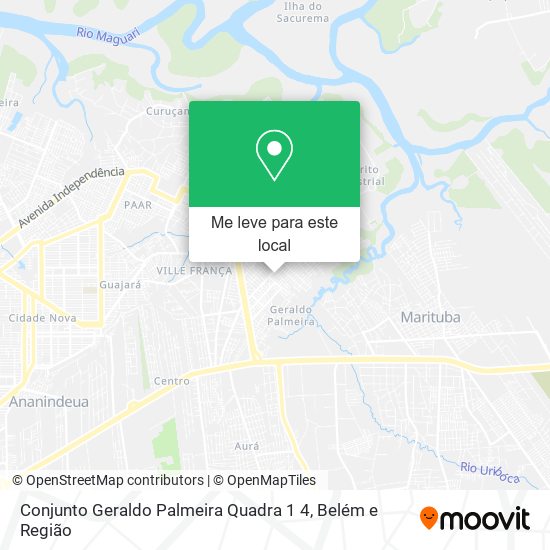 Conjunto Geraldo Palmeira Quadra 1 4 mapa