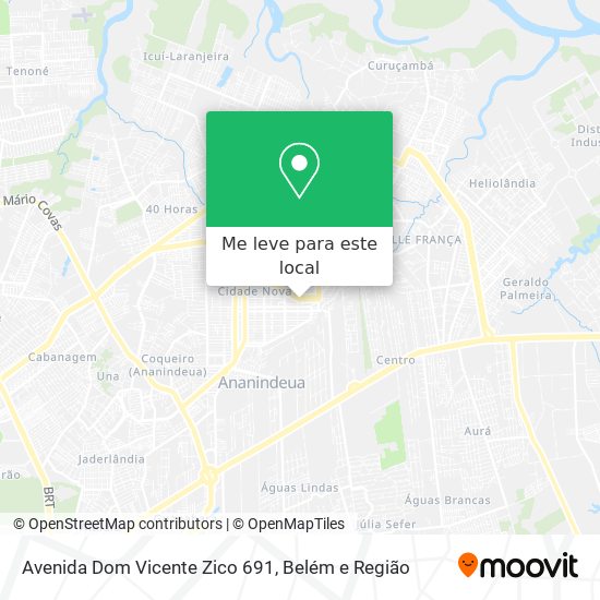 Avenida Dom Vicente Zico 691 mapa