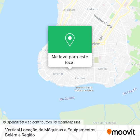 Vertical Locação de Máquinas e Equipamentos mapa