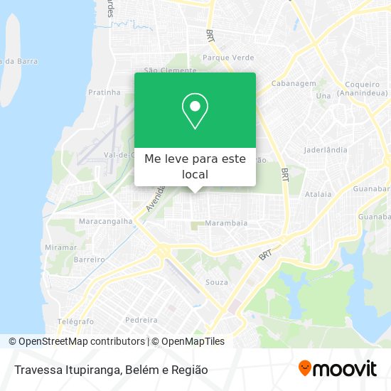 Travessa Itupiranga mapa