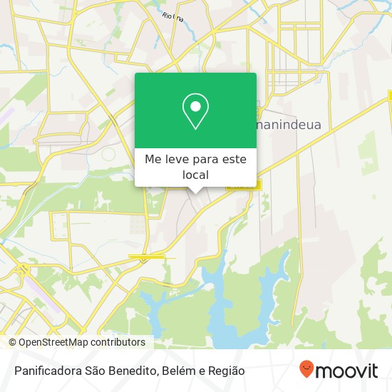 Panificadora São Benedito mapa