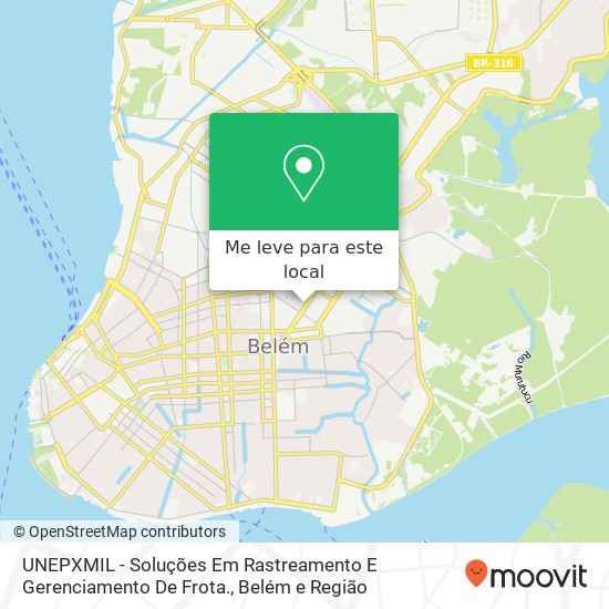 UNEPXMIL - Soluções Em Rastreamento E Gerenciamento De Frota. mapa