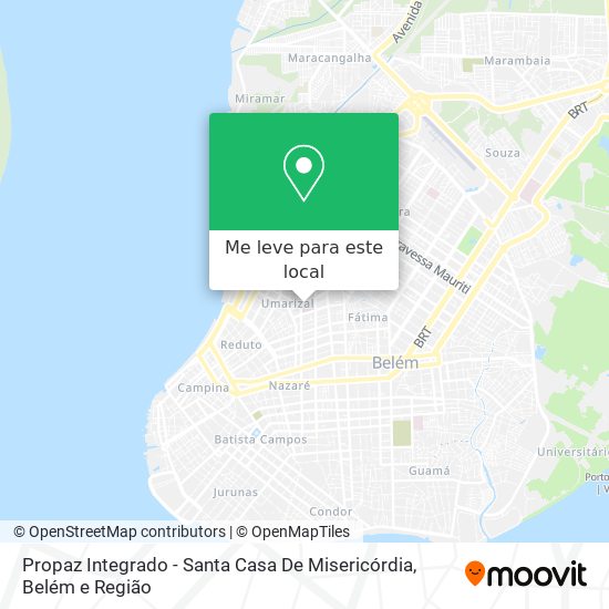Propaz Integrado -  Santa Casa De Misericórdia mapa