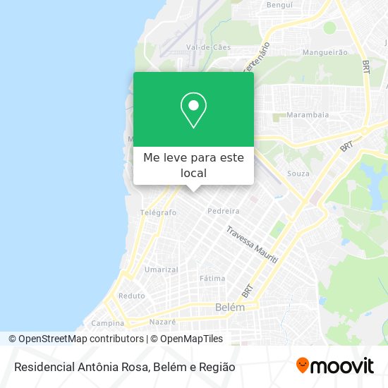 Residencial Antônia Rosa mapa