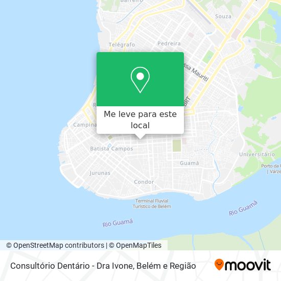 Consultório Dentário - Dra Ivone mapa